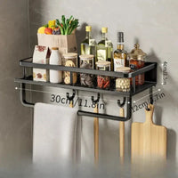 Black Kitchen Shelf