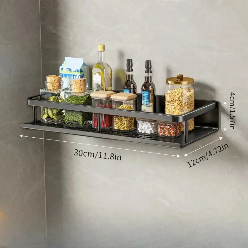 Black Kitchen Shelf