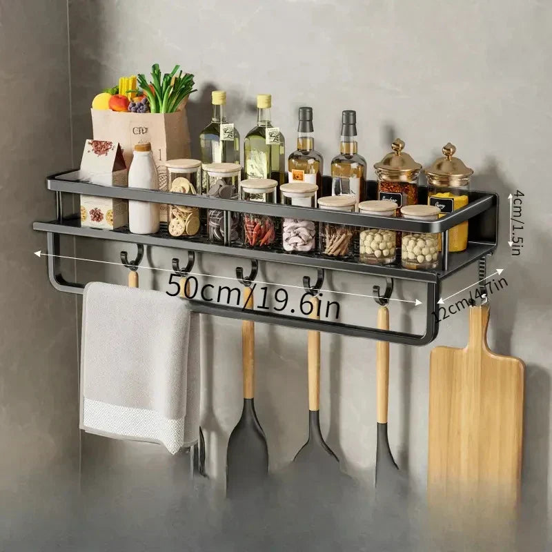 Black Kitchen Shelf