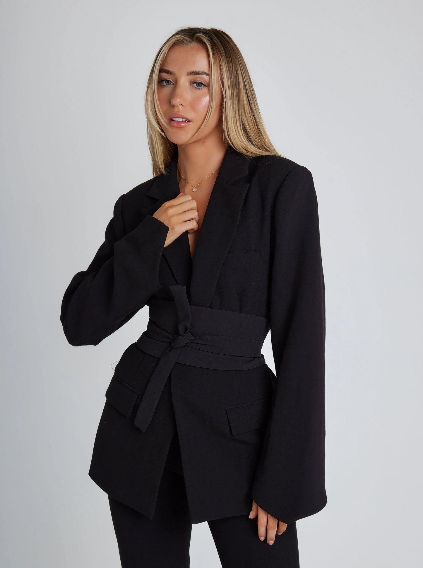 Blazer with Belt