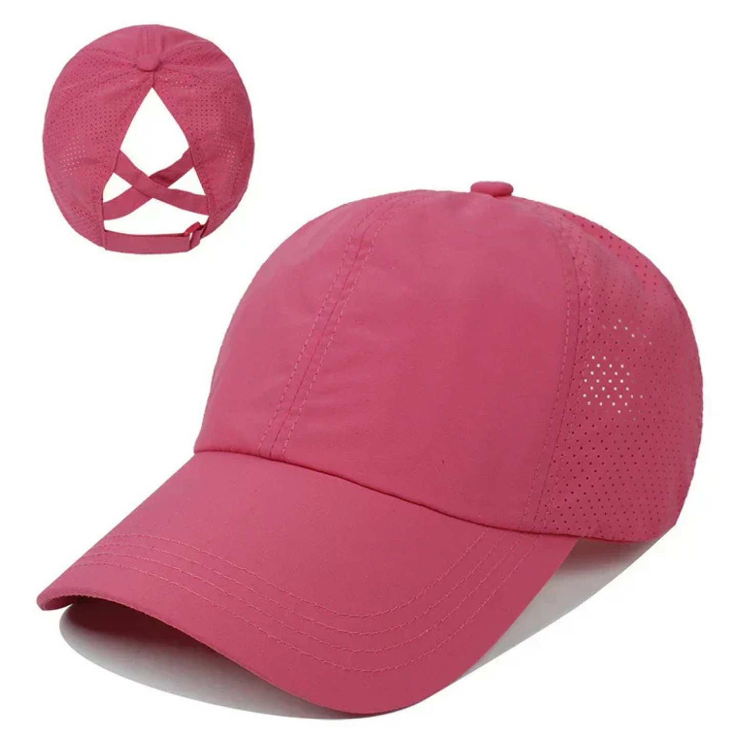 Breathable Unisex Mesh Sport Baseball Cap with Adjustable Fit