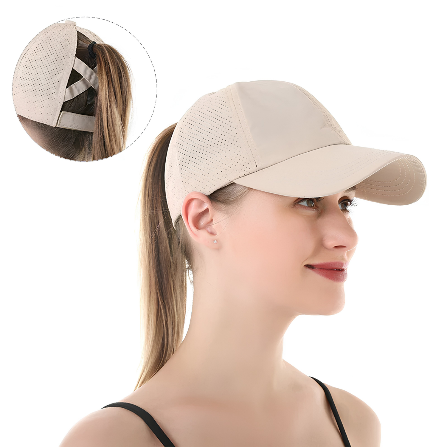 Breathable Unisex Mesh Sport Baseball Cap with Adjustable Fit