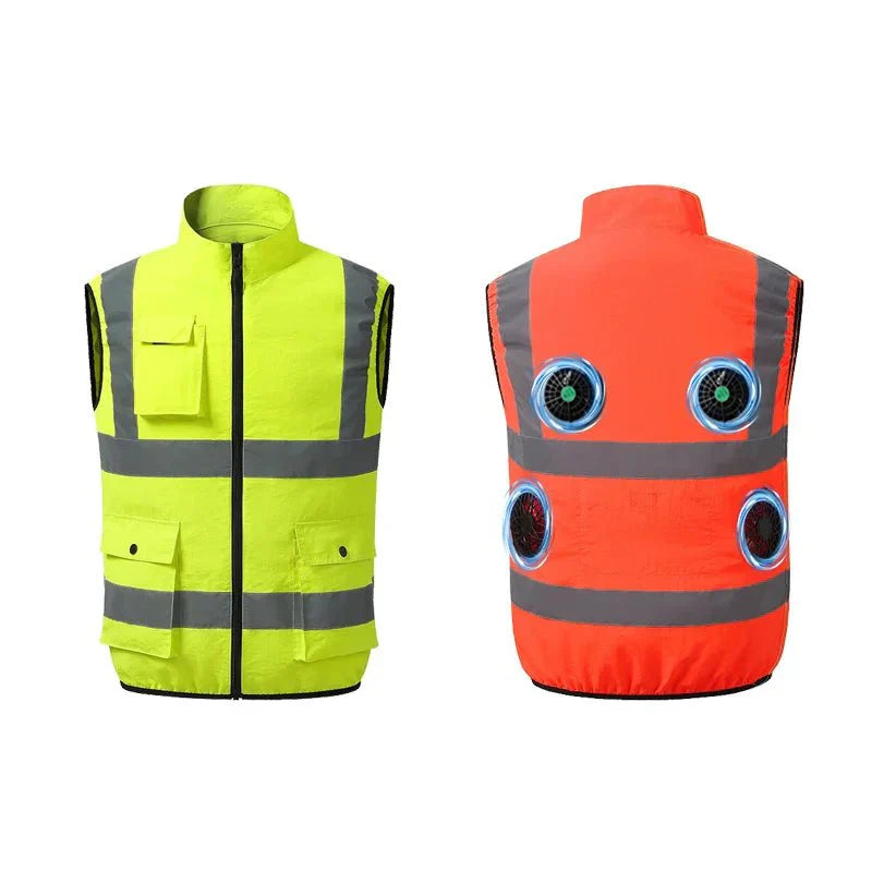 BREEZEFLOW – Cooling vest with fan system for pleasant work comfort