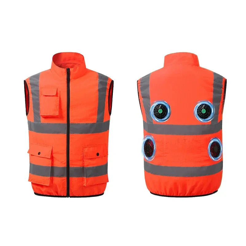 BREEZEFLOW – Cooling vest with fan system for pleasant work comfort
