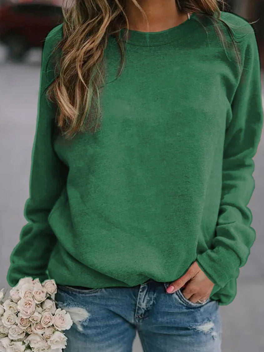 Casual Crewneck Sweatshirt