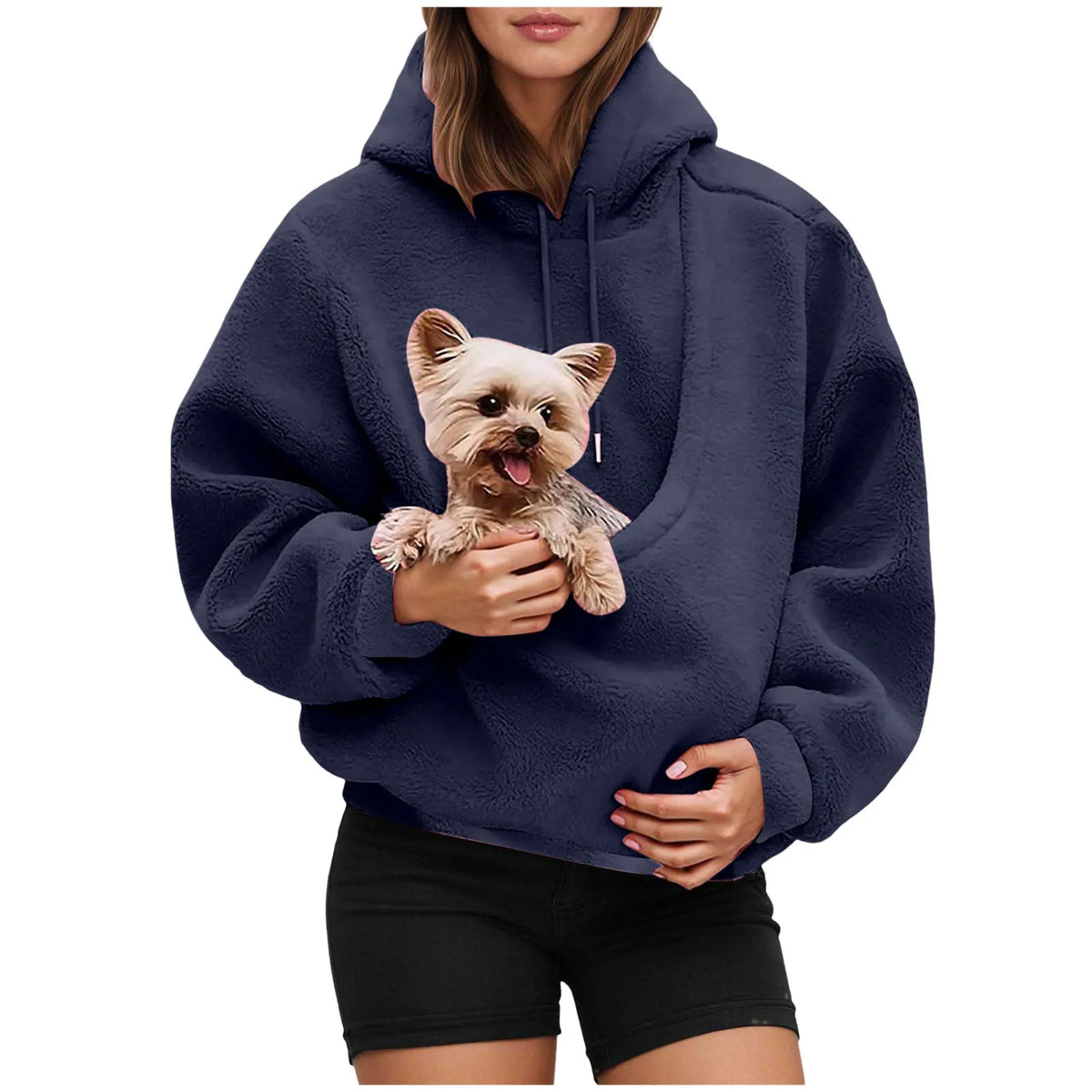 Cat Lovers Hoodie with Kangaroo Pet Carrier Pocket