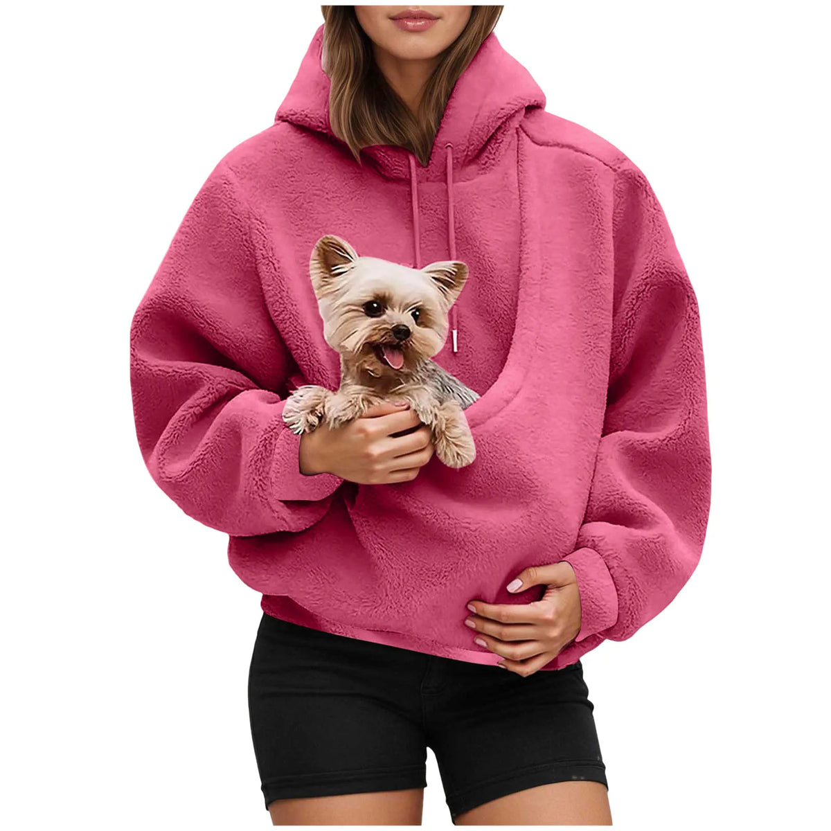 Cat Lovers Hoodie with Kangaroo Pet Carrier Pocket