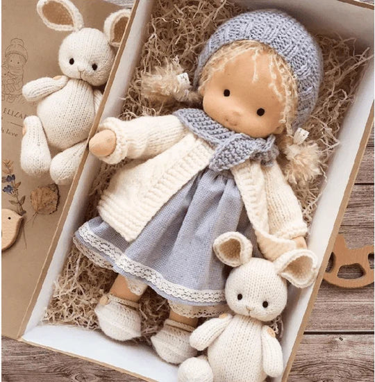 Children's Handmade Waldorf Doll – Soft, Natural & Durable Playmate