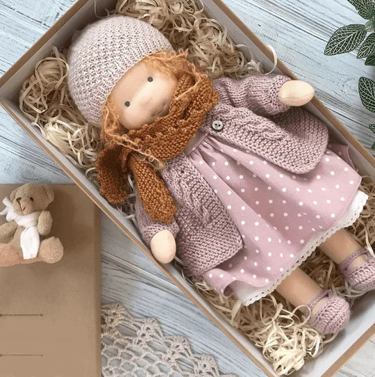 Children's Handmade Waldorf Doll – Soft, Natural & Durable Playmate