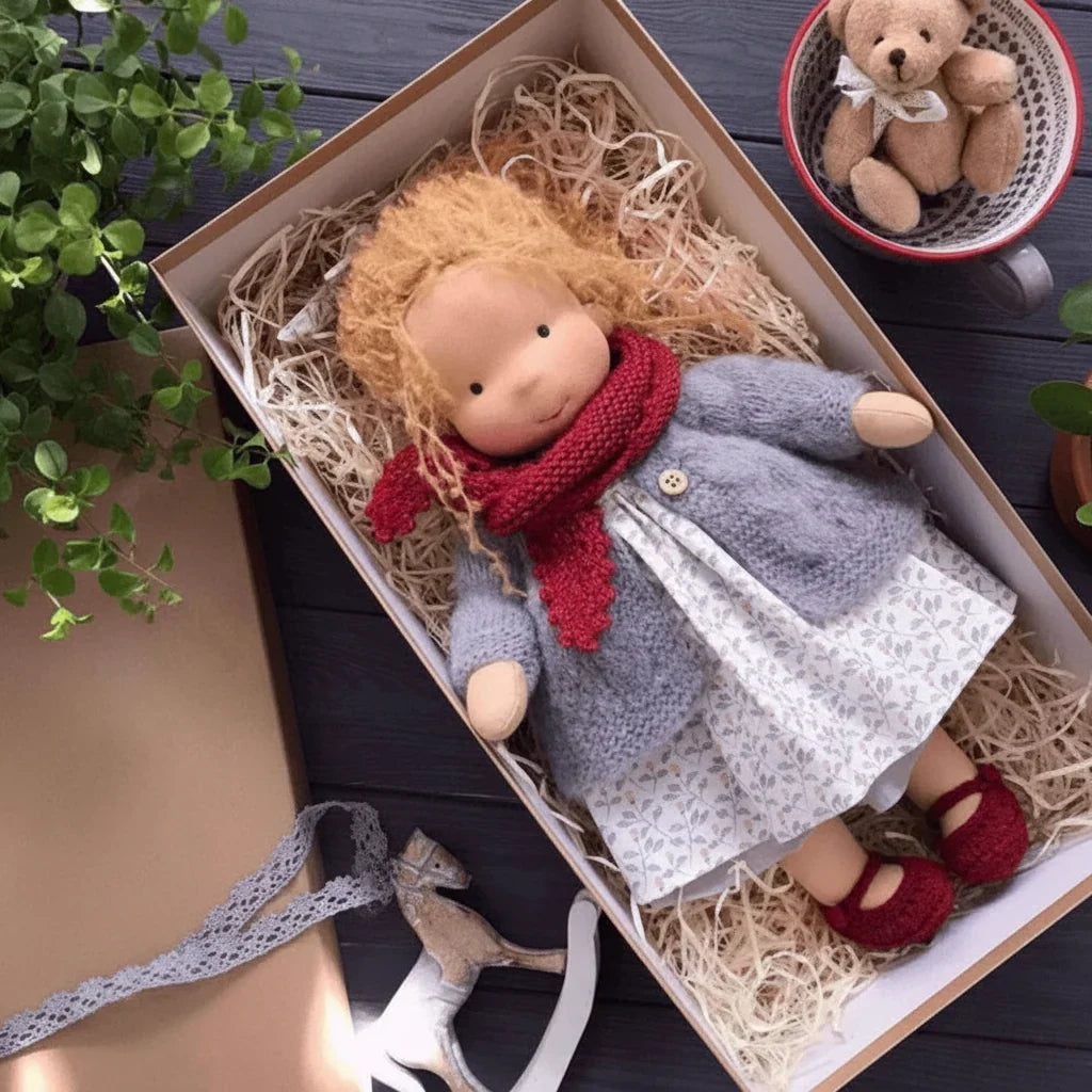 Children's Handmade Waldorf Doll – Soft, Natural & Durable Playmate