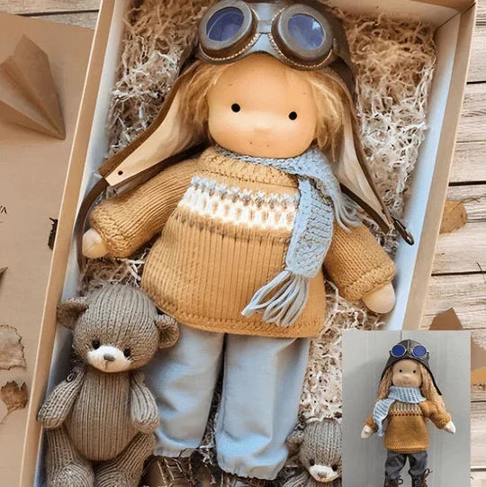 Children's Handmade Waldorf Doll – Soft, Natural & Durable Playmate