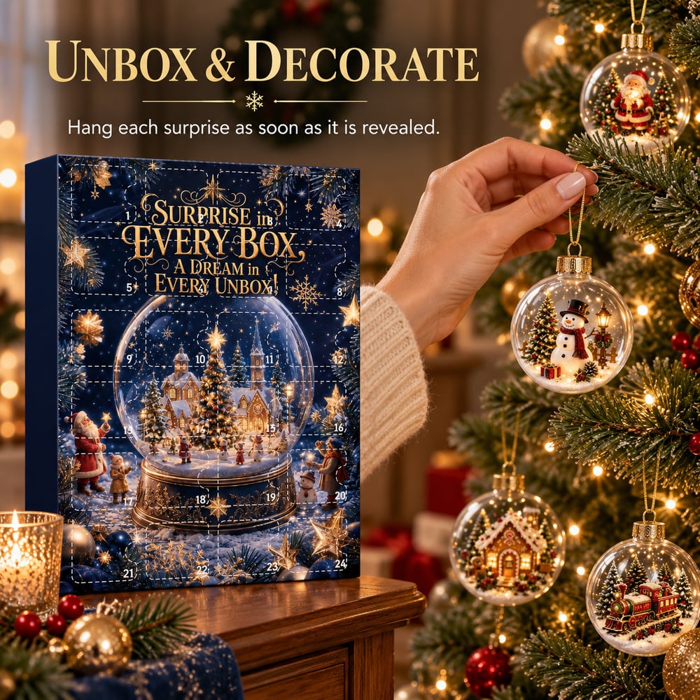 Christmas Baubles Advent Calendar 2026 – 24 Days Filled with Holiday Surprises