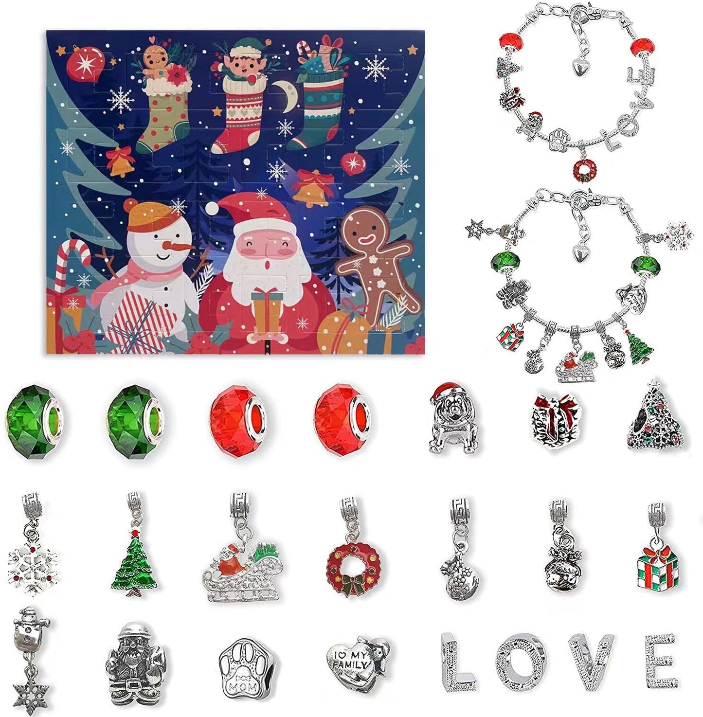 Christmas Bracelets Set
