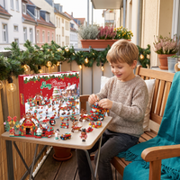 Christmas Village Building Block Advent Calendar – 24 Days Filled with Christmas Joy