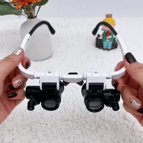 ClaritySight Pro LED Magnifier Glasses With 8x, 15x, and 23x Zoom