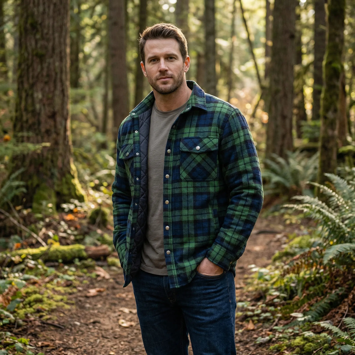 Classic Retro-Style Lumberjack Jacket