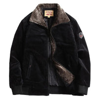 Mens Corduroy Bomber Jacket - Warm Winter Style