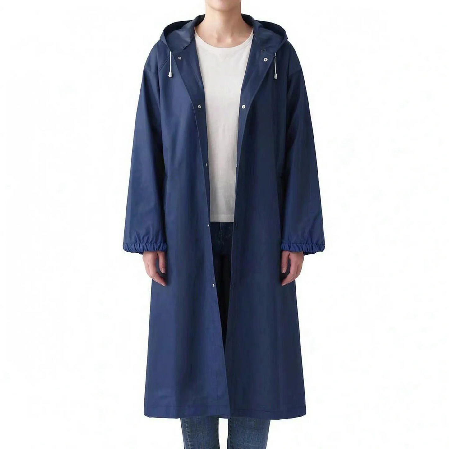 Clear Hooded Raincoat