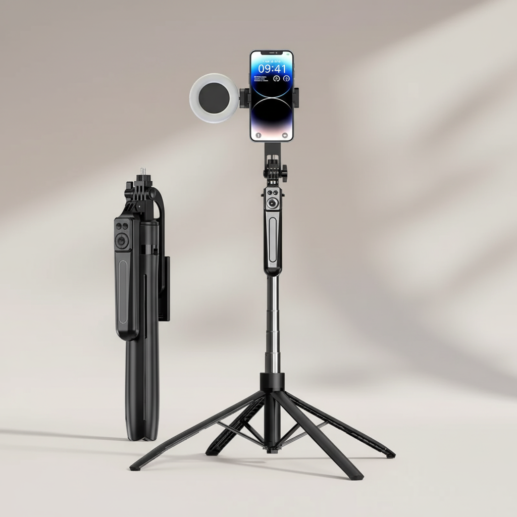 Collapsible Stainless Steel Tripod