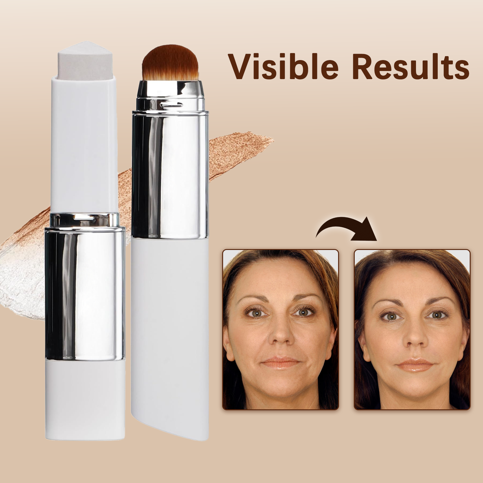Color-Changing Cover Cream Stick™ — Flawless Coverage Meets Skincare Luxury