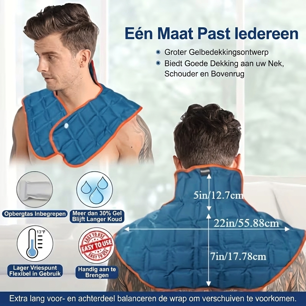 Cooling Gel Shoulder and Neck Wrap