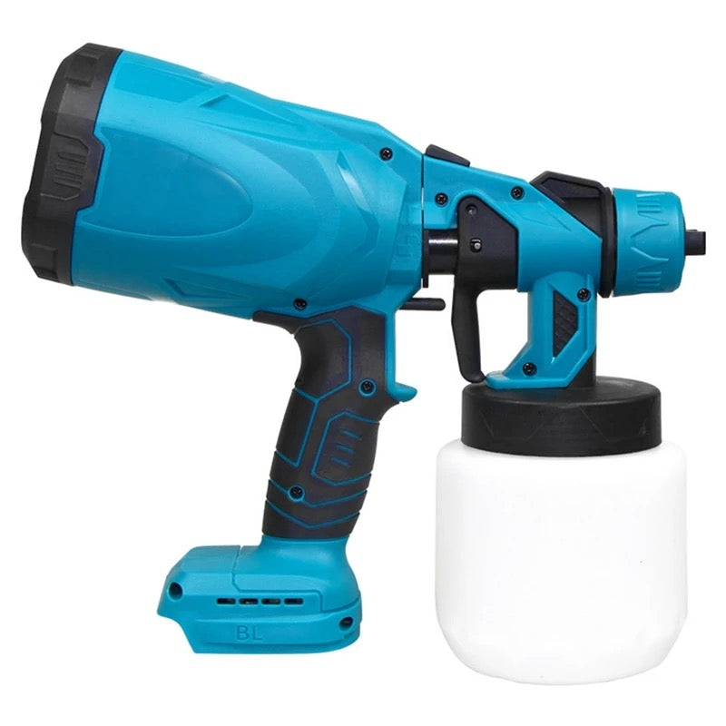Cordless High-Pressure Paint Sprayer Gun 800 ml Compatible with Makita 18V Battery