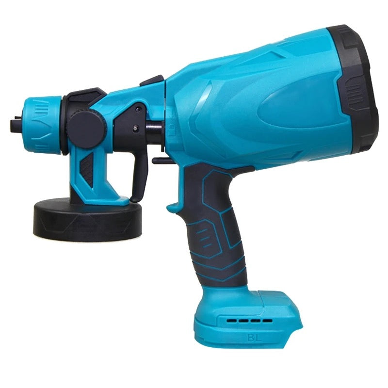 Cordless High-Pressure Paint Sprayer Gun 800 ml Compatible with Makita 18V Battery