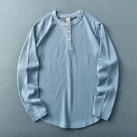 Corey | Men's Long Sleeve Henley Shirt