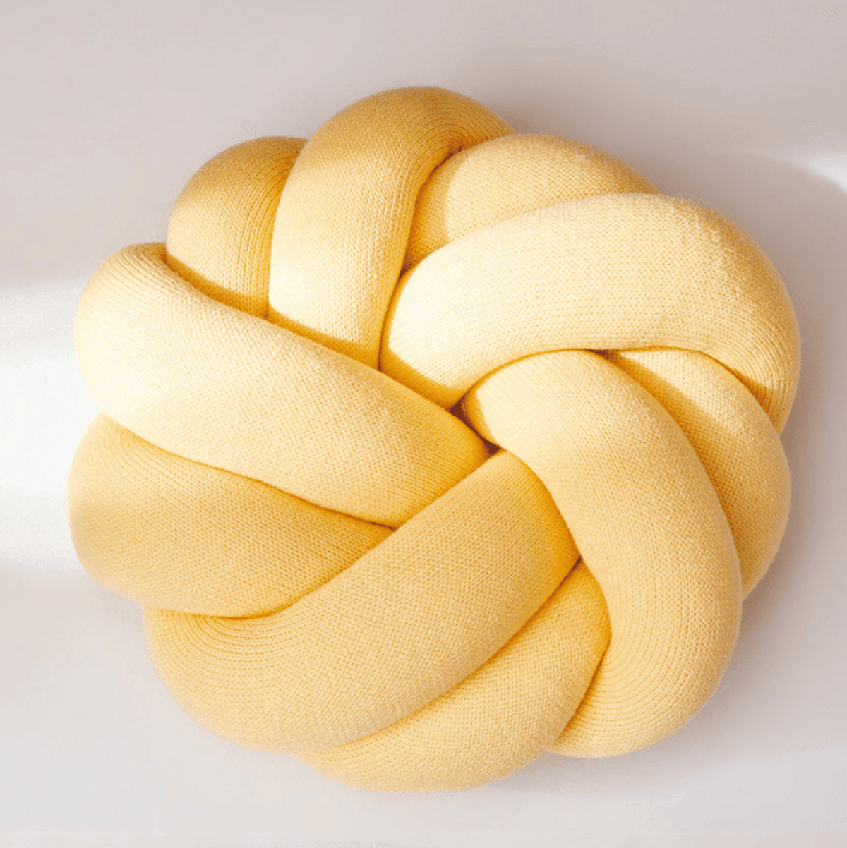 Cotton Knot Ball Pillow