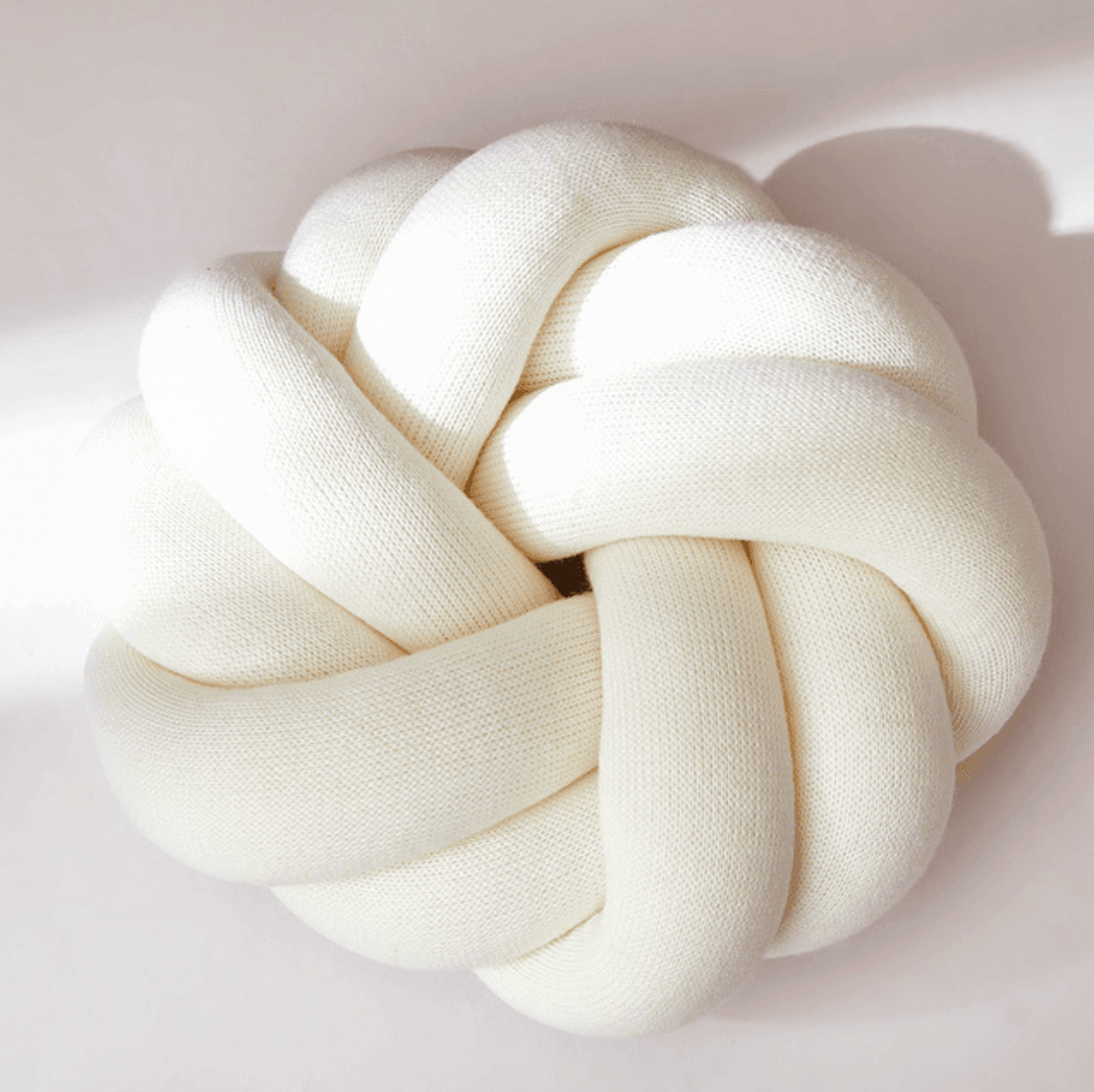 Cotton Knot Ball Pillow