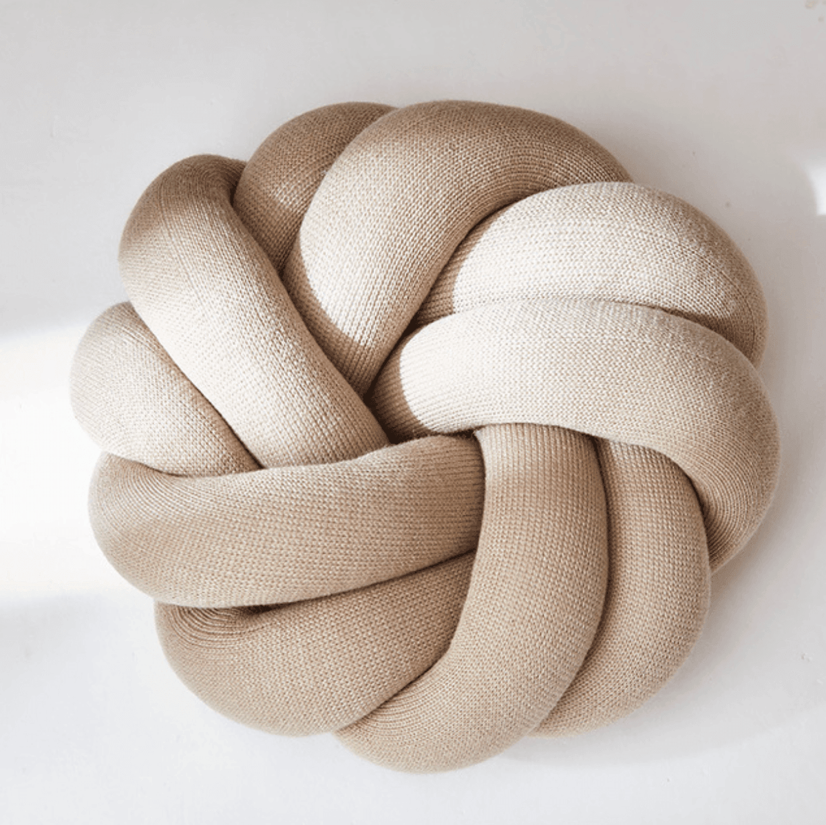 Cotton Knot Ball Pillow