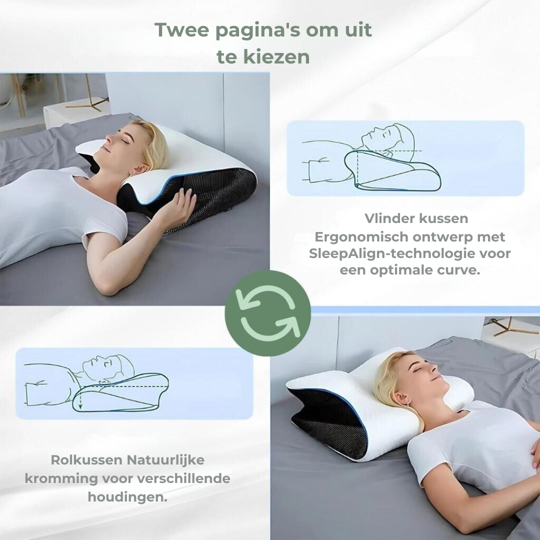 DreamAlign Orthopedic Pillow – Luxury Memory Foam for Neck Pain & All Sleeping Positions