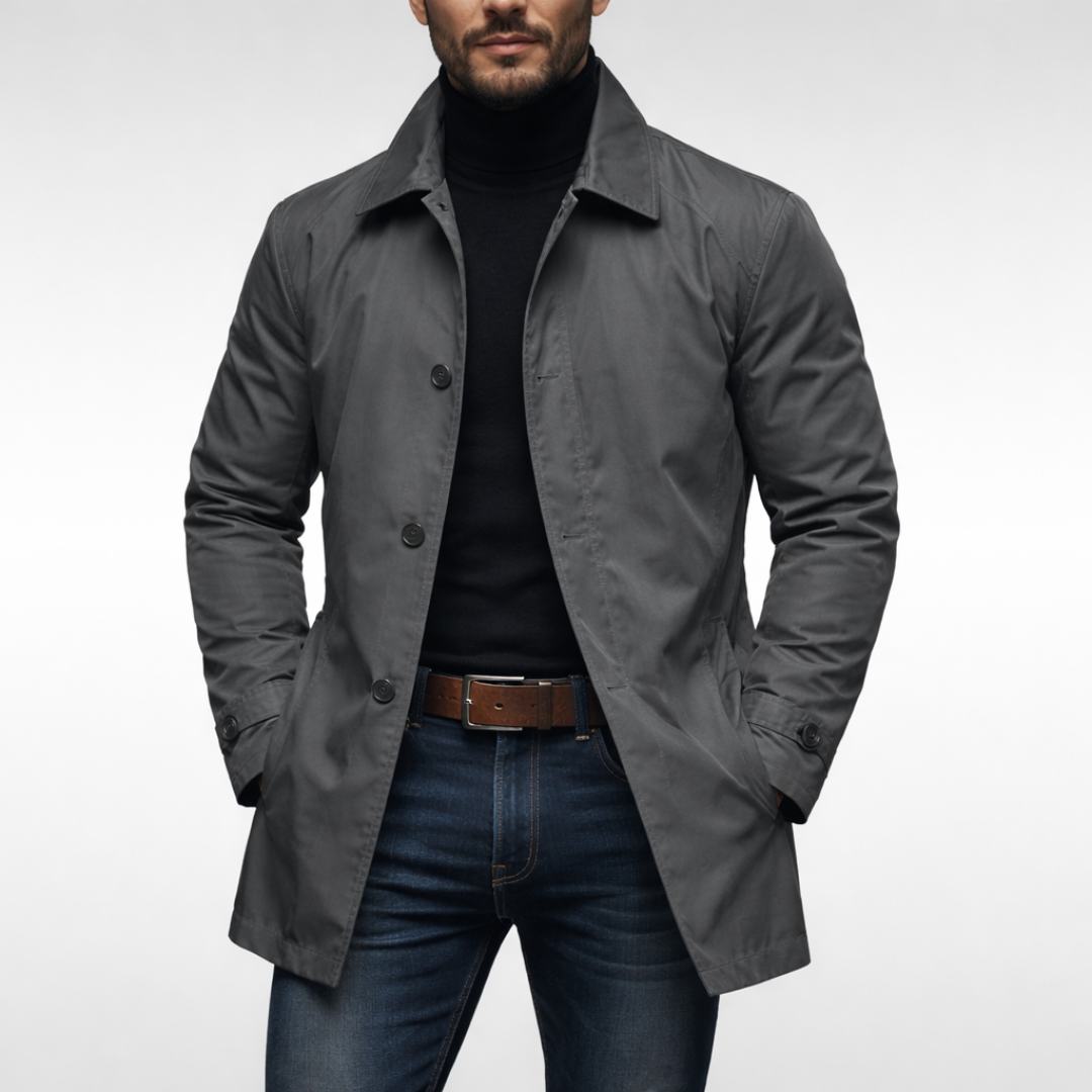 Image of Earl | Men's Mid Length Car Coat