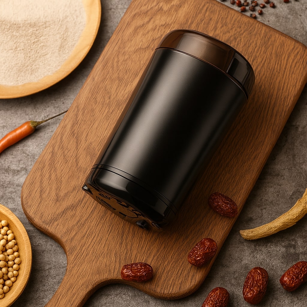 Electric Coffee Grinder for Beans, Spices & Herbs with One-Touch Operation