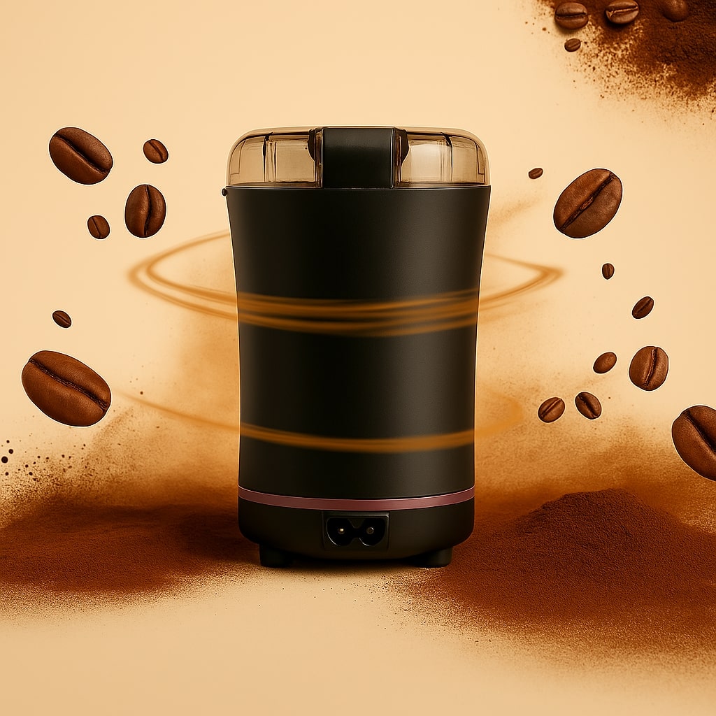 Electric Coffee Grinder for Beans, Spices & Herbs with One-Touch Operation