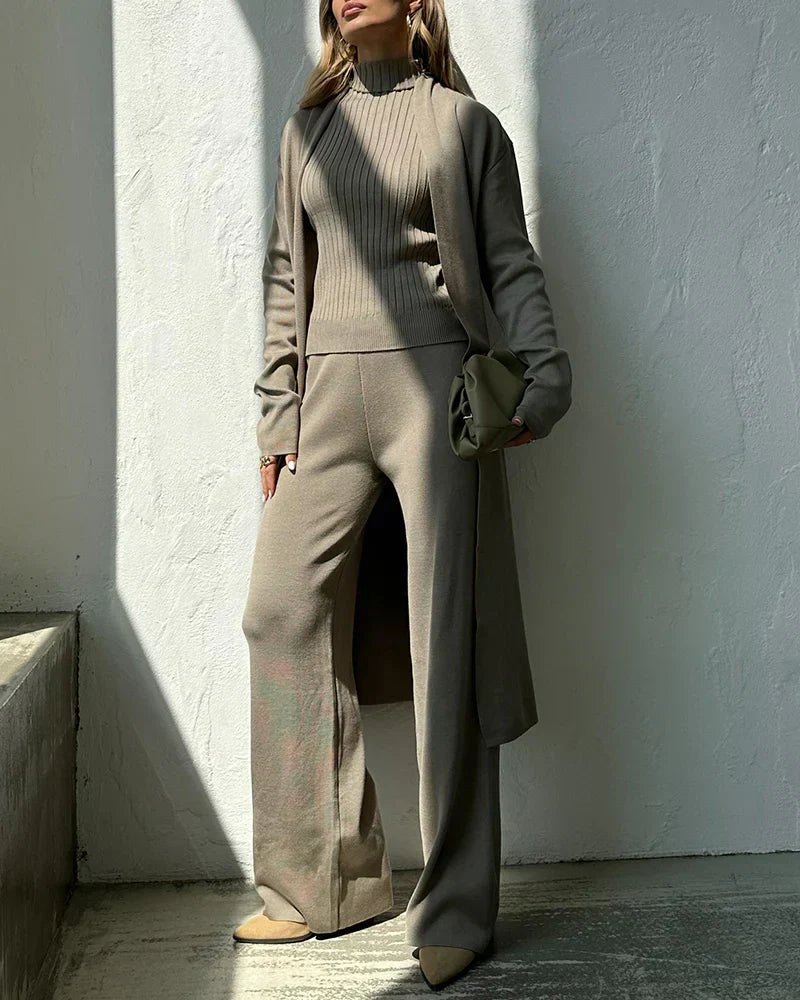 Elegant and Comfortable Three-Piece Set