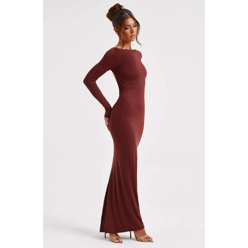 Elegant Backless Long Dress Anya