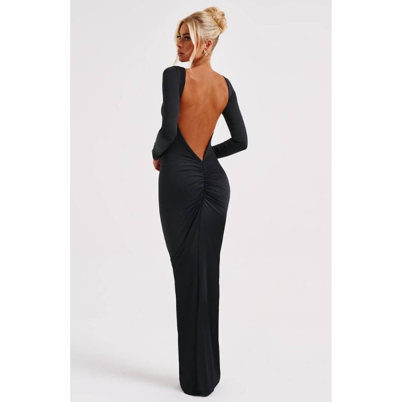 Elegant Backless Long Dress Anya