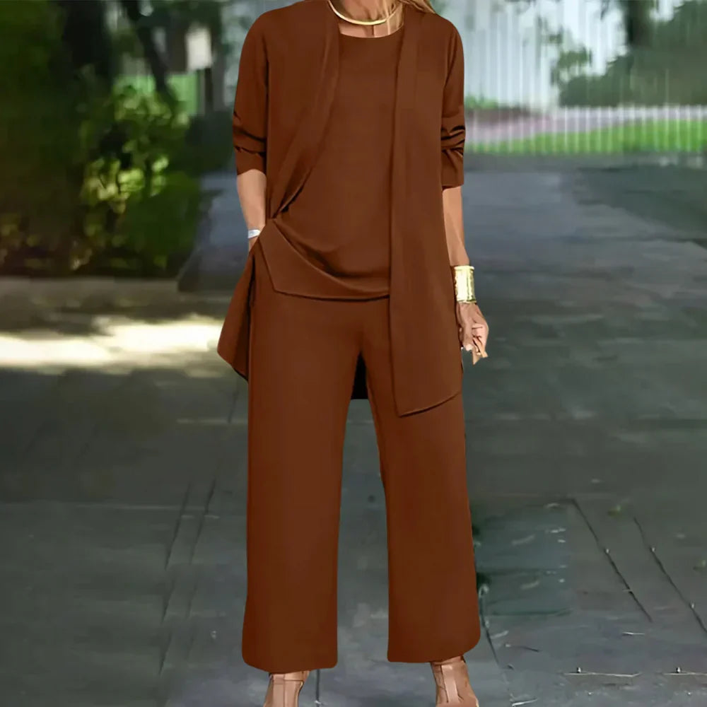 Elegant Women's Three-Piece Suit