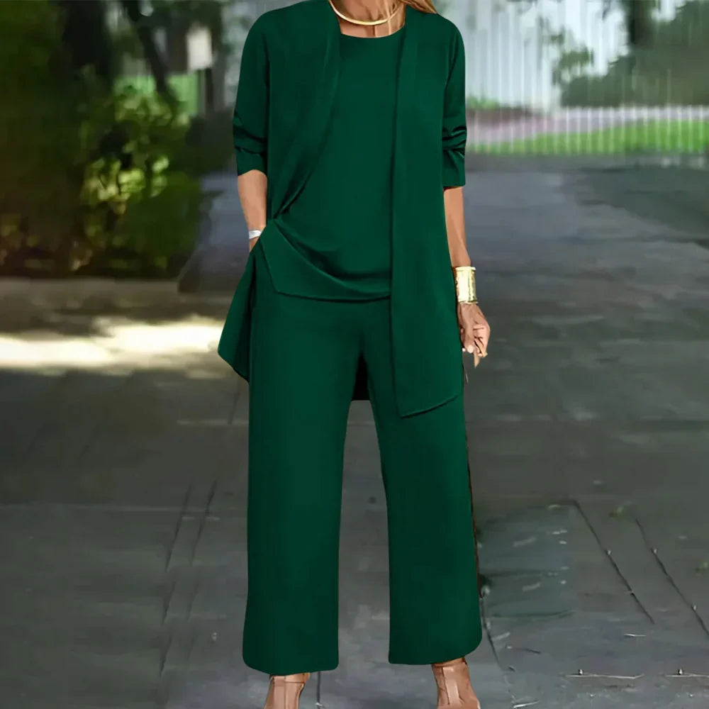 Elegant Women's Three-Piece Suit