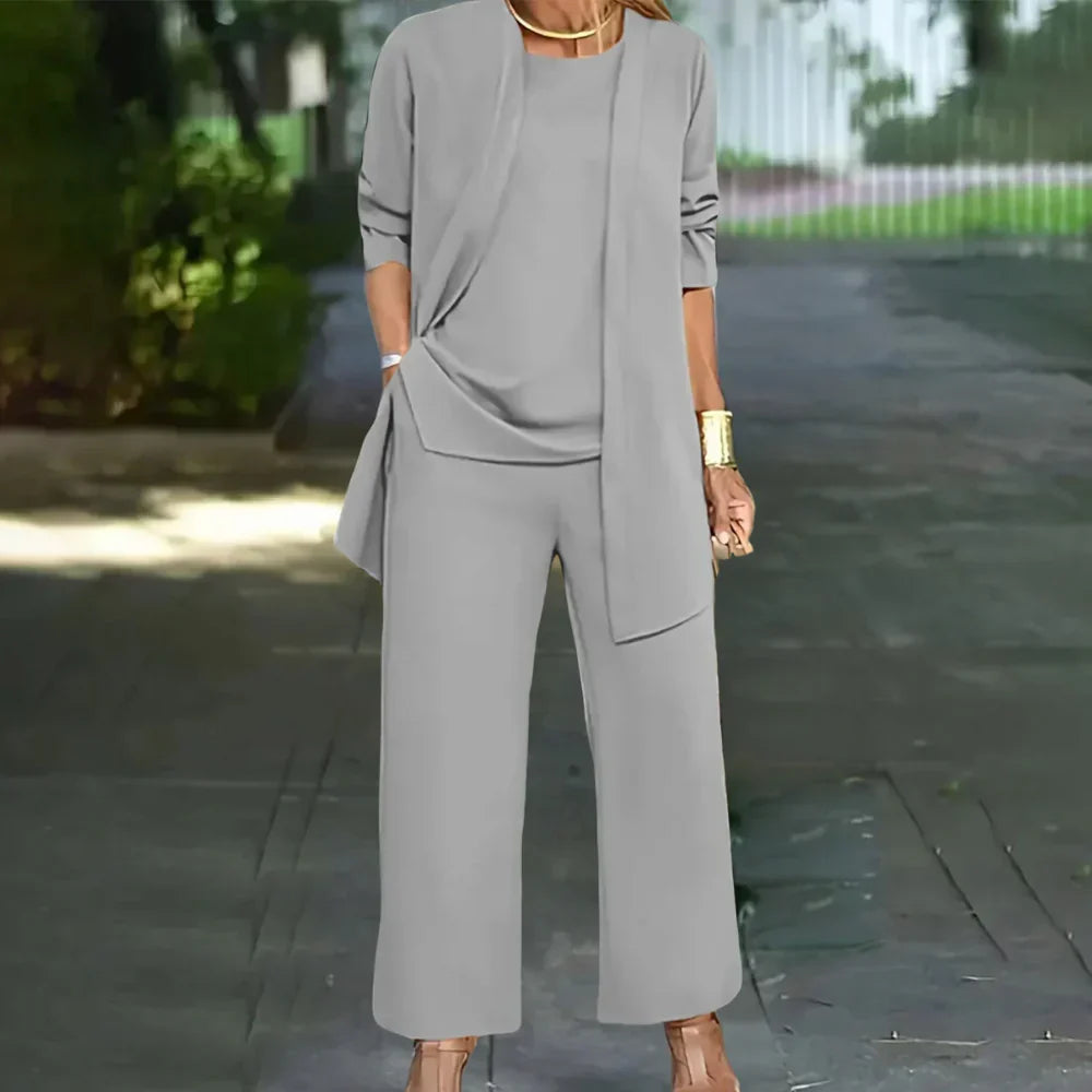 Elegant Women's Three-Piece Suit