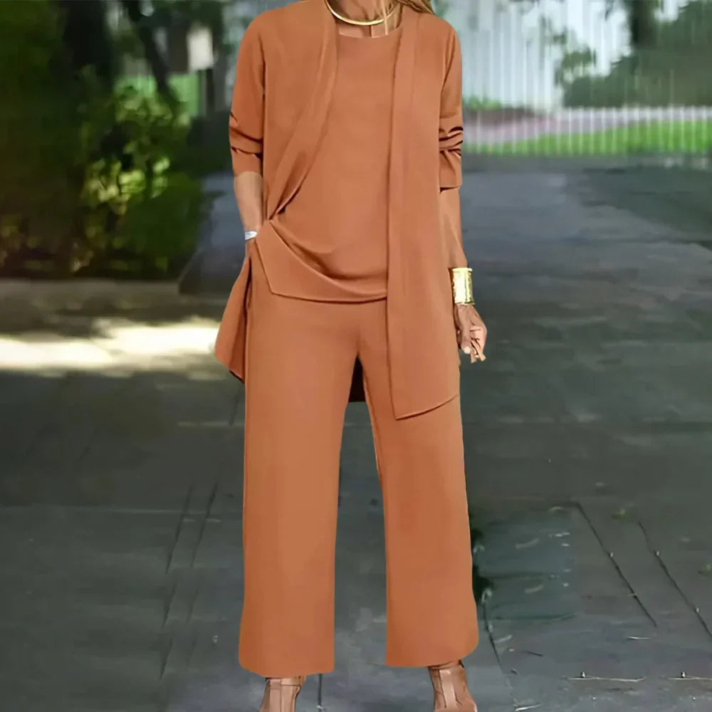 Elegant Women's Three-Piece Suit