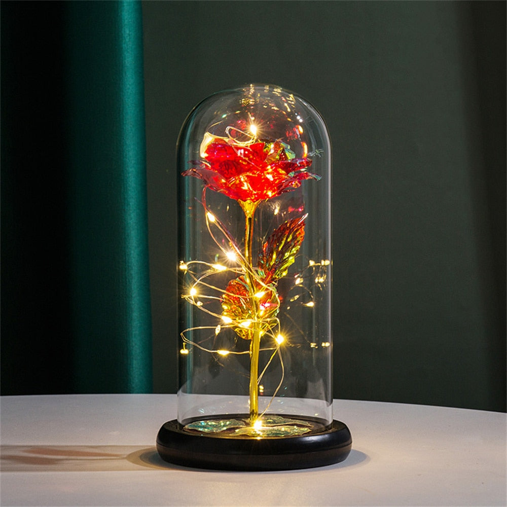 Enchanted Rose Dome Light