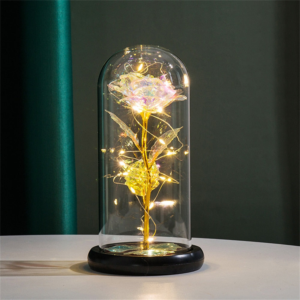 Enchanted Rose Dome Light