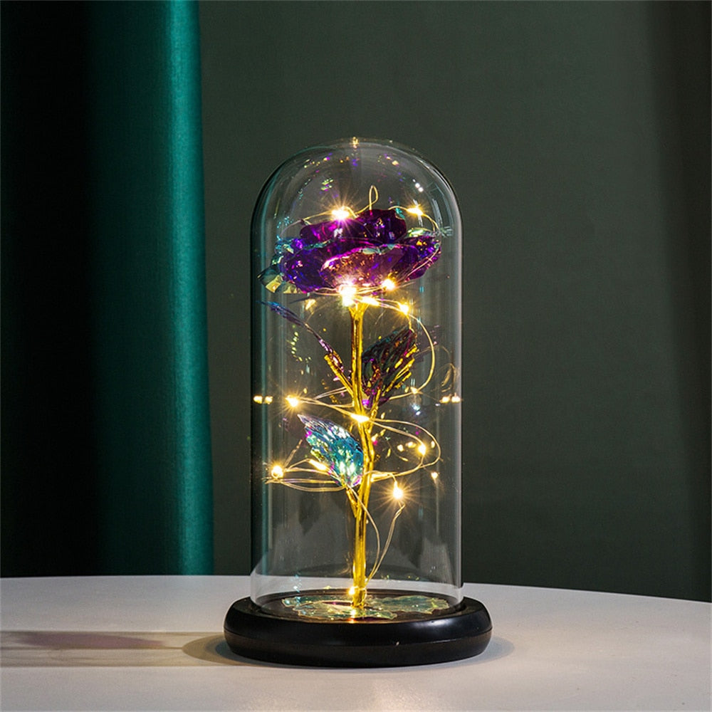Enchanted Rose Dome Light