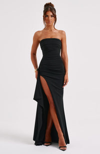 Wearclo | Women's Elegant Strapless Maxi Dress