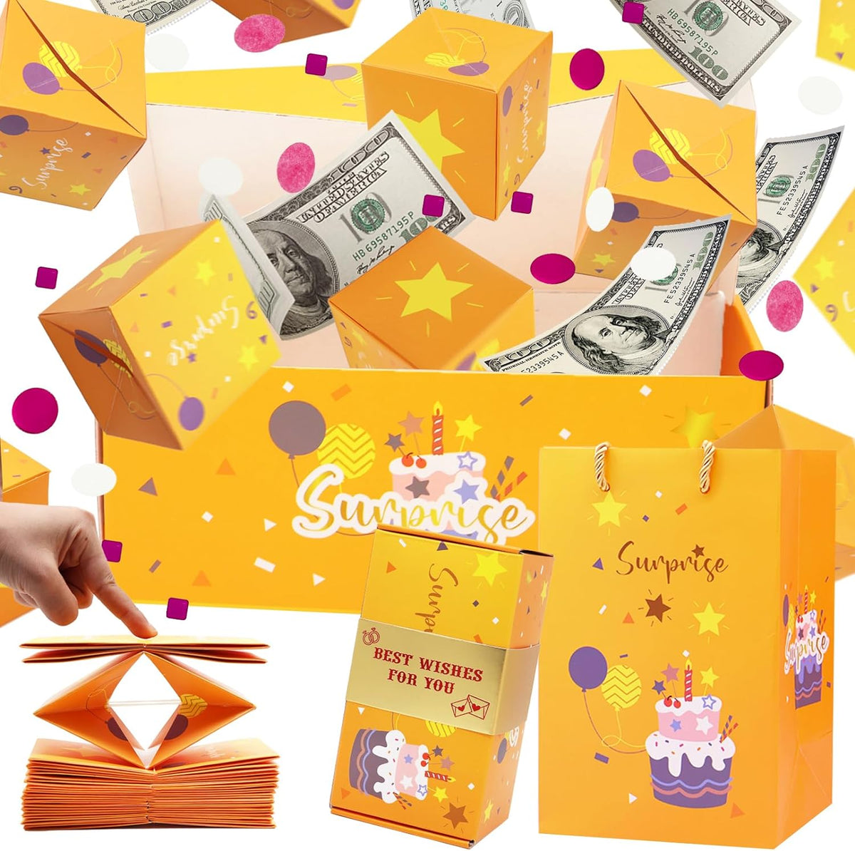 Exploding Money Gift Box