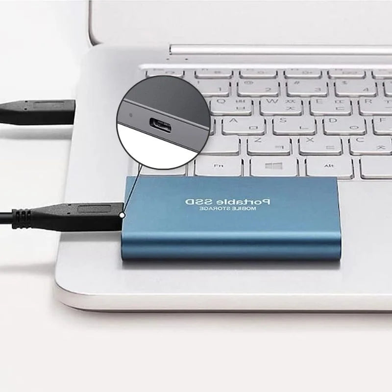 External SSD Aluminum Portable Drive with High Speed
