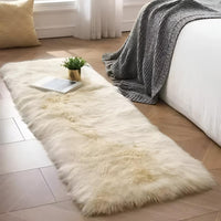 Plush Faux Fur Sofa Protector Mat