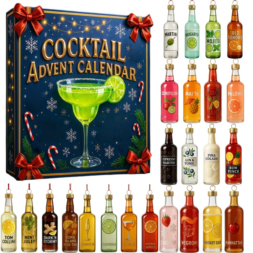 Festive Cocktail Advent Calendar Drink Countdown Experience